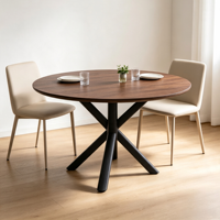 Base de table moderne en métal à 3 pieds, en acier noir, pour plateau en pierre frittée, marbre ou bois, idéale pour cuisine, salle à manger, restaurant