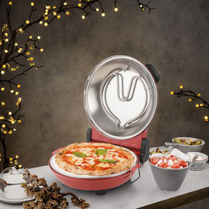 Fabricant de pizza électrique de fer portatif automatique de ménage avec la casserole de rotation manuelle de minuterie - Product Image 6