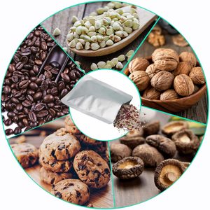 Sacs d'emballage alimentaire personnalisés, sac noir mat avec fermeture éclair supérieure, sac autoportant pour collations, aliments secs et stockage de café - Product Image 6