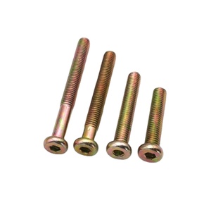 Vis de lit à <span class=keywords><strong>tête</strong></span> <span class=keywords><strong>Allen</strong></span> <span class=keywords><strong>avec</strong></span> <span class=keywords><strong>écrou</strong></span> cylindrique 6mm M6, vis de lit longues - Product Image 2