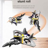 Nuevo Avión de Combate 2.4G V17, Modelo de Espuma EPP, Juguete de Avión, Planeador Volador, Control Remoto, Aviones Acrobáticos RC