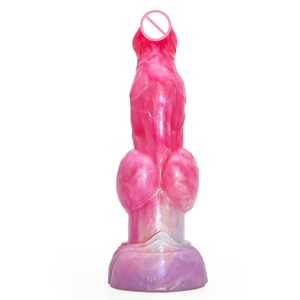 New Color Sex Toy Butt Plug Silicone Animal <b>Dildo</b> With Big Dog Knot G-spot Stimulate Female Masturbator Long Thick <b>Dildo</b> - Product Image 5