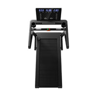Tapis roulant M6 Slim Frame avec écran LED et écran couleur de 21,5 pouces, machine de cardio-training compacte pour la remise en forme à domicile