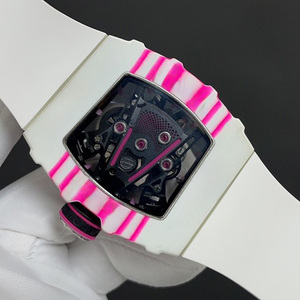 Relojes Deportivos para Hombre con Caja de Fibra de Carbono, Movimiento Mecánico Automático, Correa de Silicona, Luminosos, Resistentes al Agua, con Esfera de Alta Calidad - Product Image 3