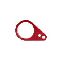 Pince de fixation pour câble de frein ou d'embrayage en aluminium usiné CNC OEM, 1/4 pouce, pour montage sur cadre de guidon