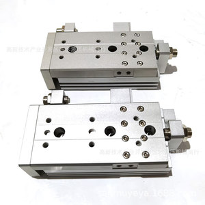 Cilindro Deslizante de Precisión de Doble Eje HLQ 10 20 30 40 50 75 100mm Componente Neumático - Product Image 3