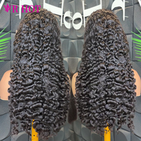 Pelucas de Cabello Humano Virgen al Por Mayor con Frente de Encaje, Pelucas Rizadas con Cutícula Alineada, Pelucas Frontales de Encaje HD Transparente 13x6 para Mujeres Negras
