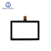 Écran tactile capacitif multi-touch LCD de 12,1 pouces avec interface USB noir pour usage industriel
