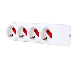 Interruptores de pared Interruptores de botón pulsador Soporte de latón de alta calidad Extensión de tipo de 250V Barato <span class=keywords><strong>Mejor</strong></span> Protector de enchufe de la UE Francia <span class=keywords><strong>Regleta</strong></span> de alimentación - Product Image 3