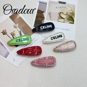 Заколка-капля Oradour, миниатюрная, из ацетата, милые заколки-крабики, заколки-шпильки с персонажами, для детских праздников, высокое качество, легкие - Product Image 1