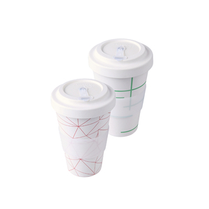 Wholesale unique eco friendly plastic rpet products milk tea tumbler cups mugs