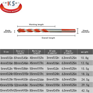 <span class=keywords><strong>KS</strong></span> kim cương cacbua vonfram trung tâm khoan bit cho nề & khoan gỗ 4mm chiều dài làm việc Bảo hành 1 năm - Product Image 5