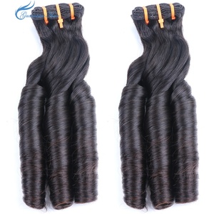 รับประกันคุณภาพผมแท้แบบ Double Drawn Fumi Spring Curls สีธรรมชาติ ขายดี คุณภาพเยี่ยม ผมจากผู้บริจาค - Product Image 4