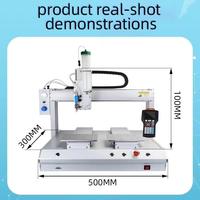 Machine de distribution entièrement automatique pour silicone, UV, AB, PU, colle thermofusible et colle à froid, avec système de distribution automatique par compte-gouttes