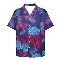 Drop Shipping Kleidung Männer Holiday Shirt Quick Dry Beach Shirts Druck Name und Foto Herren Hawaii hemd Best Fashion Present