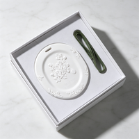 Diffuseur d'huiles essentielles en céramique parfumée à la fleur de jasmin, pierre aromatique suspendue longue durée, désodorisant pour armoire et maison