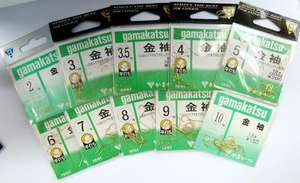 Barbelé Japonais D'origine <span class=keywords><strong>Gamakatsu</strong></span> D'or Authentique Manchon Crochet De Pêche - Product Image 5