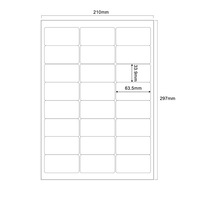 Autocollants d'adresse personnalisés A4, code-barres SKU, 8,5 x 11 pouces, blancs, autocollants d'expédition pour imprimante laser/jet d'encre