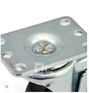 Piastra girevole leggera serie DS-20 ruote in poliuretano senza cuscinetti da 4 pollici 100mm - Product Image 6
