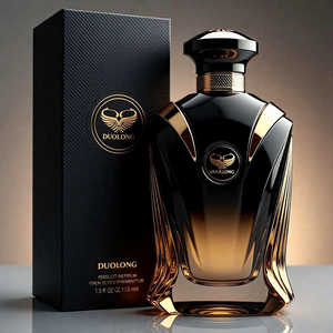 Envase de Vidrio Personalizado para Licores, Forma Plana, <span class=keywords><strong>Espacio</strong></span> <span class=keywords><strong>Vacío</strong></span> para 100 ml de Licor, Vodka, Ginebra, Whisky, Brandy, Tequila, Vino, con Tapa - Product Image 1