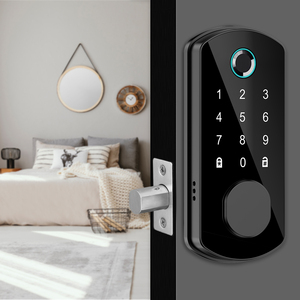 Kunci pintu elektronik rumah pintar, kunci pintu Digital Wifi Tuya sidik jari, kunci pintar 2025 - Product Image 4