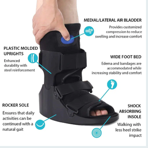 <span class=keywords><strong>Bota</strong></span> Ortopédica Neumática Personalizada para Rehabilitación, <span class=keywords><strong>Bota</strong></span> <span class=keywords><strong>Corta</strong></span> de 11 Pulgadas para Caminar, Soporte para Caminar, <span class=keywords><strong>Bota</strong></span> Ortopédica con Cámara de Aire - Product Image 4