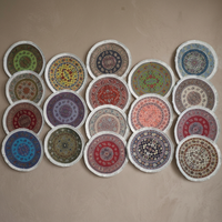 Poupée miniature ronde en polyester tissé pour la décoration, unisexe, Aras Etiket