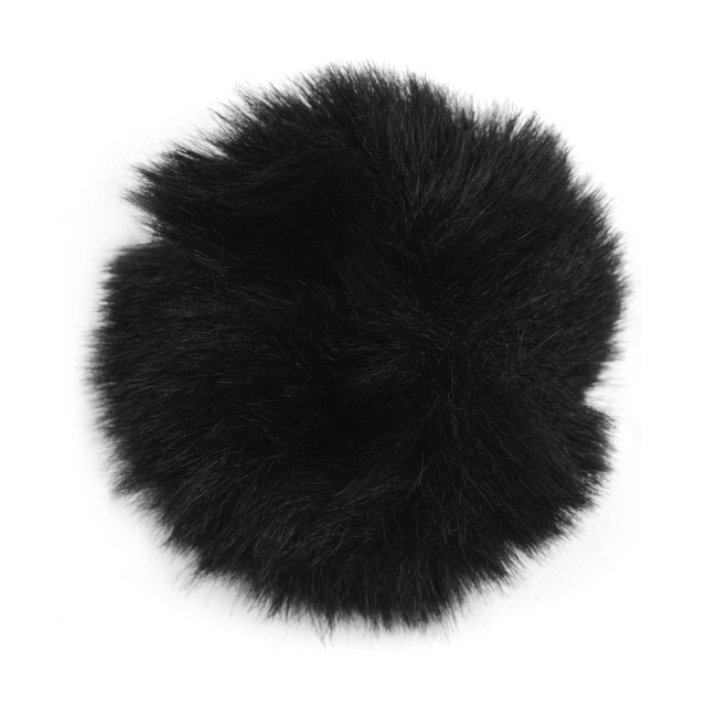 Clip-on Lavalier Microphone Windscreen Furry Windshield Mic Muff Compatible with Other Most Lapel Microphones for Outdoor