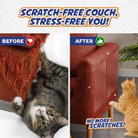Tissu de canapé anti-griffures pour chat, Spray anti-griffures pour chat, Ruban adhésif anti-griffures pour chat à une face, Feuilles anti-griffures pour animaux de compagnie