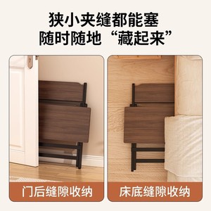 Adjustable Height Wood Desk 80x40cm Modern Minimalist Study Desk For Home Office Use - Product Image 5