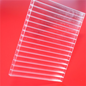 Lámina Hueca de <span class=keywords><strong>Policarbonato</strong></span> de Cuatro Capas de 16MM 18MM 20MM, Material Moderno para Techos de Hoteles, Protección UV, Ecológico y Duradero - Product Image 6
