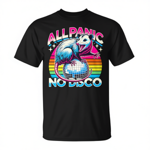Camiseta All Panic No Disco Opossum para adultos, talla pequeña, manga corta - Product Image 2