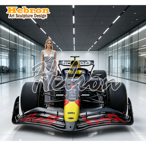 งานประติมากรรมรถแข่ง <span class=keywords><strong>F1</strong></span> ติดผนัง ทำด้วยมือจากไฟเบอร์กลาส 3 มิติ สำหรับตกแต่งผนังสไตล์หรูหรา เหมาะสำหรับคนรักอนิเมะและของขวัญคริสต์มาส - Product Image 1
