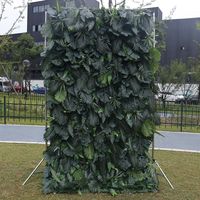 Mur de fleurs 3D intégral 8*8 pieds, événement de mariage, tissu de plante verte, rouleau de mur de fleurs, décoration de mariage, fleurs