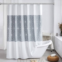 Support mural réglable en acier inoxydable pour tringle de douche, léger, durable, moderne, droit ou courbé, vente en gros usine