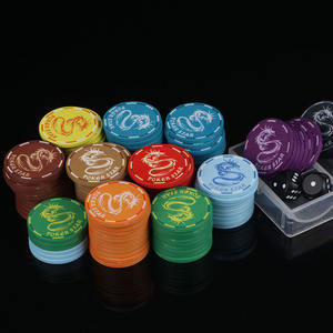 Usine chinoise de conception de <span class=keywords><strong>dragon</strong></span> chanceux d'étoile de poker bon marché pour le divertissement de catégorie de <span class=keywords><strong>casino</strong></span> jetons de poker en céramique du Texas Hold'em - Product Image 2