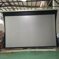Écran de projection motorisé 120 pouces 4:3 avec tension d'onglet-Écran déroulant électrique HD pour cinéma maison et bureau