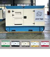 Générateur diesel silencieux triphasé industriel 500 kVA, démarrage automatique ATS, tout cuivre, sans balais, certifié ISO CE, 50/60 Hz, refroidissement par eau