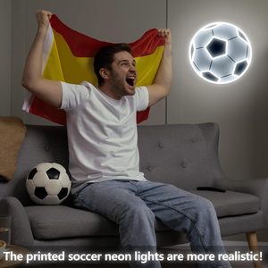 Soccer Letreros Neon LED dimmable USB powered ambient <b>light</b> store <b>window</b> decoration <b>light</b> street indicator <b>light</b> landscape <b>light</b> - Product Image 5