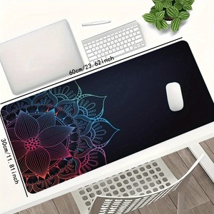 Vibrant Gradient Mandala Design Stylish Cool PC Gaming Mouse Pads Gamer Mats Teclado Pad Mat <strong>Laptop</strong> Office Carpet 900X400 - Product Image 1