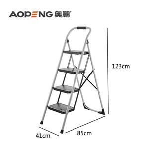 <span class=keywords><strong>Échelle</strong></span> à marches en acier multi-usages, pliable, antidérapante, <span class=keywords><strong>plateforme</strong></span> large <span class=keywords><strong>pour</strong></span> la maison, la cuisine, le garage, facile à ranger - Product Image 5