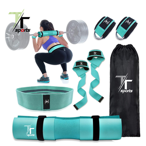 Set di <span class=keywords><strong>Accessori</strong></span> <span class=keywords><strong>per</strong></span> Fitness TTSports: Cuscinetto <span class=keywords><strong>per</strong></span> Bilanciere, Guanti da Allenamento, Cinturino <span class=keywords><strong>per</strong></span> Caviglia, Cinghia di Sollevamento, Banda Elastica - Product Image 5