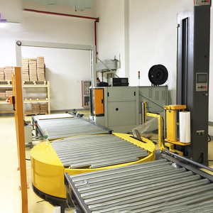 Vertical Pallet Strapping <b>Machine</b> and Pallet <b>Stretch</b> Film Wrapping <b>Machine</b> - Product Image 5