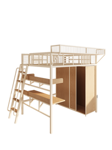 Moderno <span class=keywords><strong>letto</strong></span> Duplex sospeso a due piani <span class=keywords><strong>letto</strong></span> <span class=keywords><strong>singolo</strong></span> superiore con <span class=keywords><strong>letto</strong></span> inferiore vuoto struttura in metallo ferro per piccoli appartamenti - Product Image 6