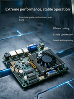 Motherboard Desktop Mini-ITX Industri Intel N100 SOC Prosesor Quad Core DDR4 Single Channel SATA VGA EDP Win10/Linux Embedded