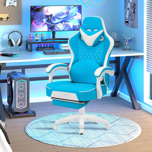 Échantillon gratuit, chaise de jeu personnalisable à dossier haut, chaise de jeu pour ordinateur, chaise de sport électronique avec repose-pieds - Product Image 6