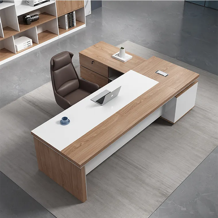 Foshan modern wood desk executive office tables and chairs director office furniture