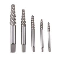 Lot de 10 extracteurs de vis à spirale HSS pour vis à gauche, kit d'extraction de boulons, outil de démontage de vis endommagées et rouillées