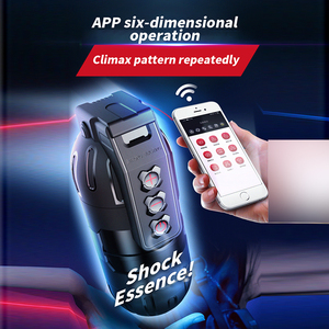 Vibrador de Pene con 10 Modos, Función de Entrenamiento para Retrasar la Eyaculación, Conexión a APP para Mayor Placer, Juguete Sexual Recargable para Hombres - Product Image 5