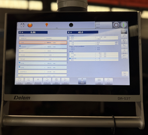 Máquina Plegadora de Chapa Metálica CNC Hidráulica Automática, Prensa Plegadora Estándar con Controlador DELEM de 53T para Fabricación de Chapa Metálica - Product Image 2